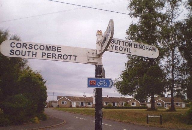 Old Direction Sign - Signpost in Halstock, West Dorset