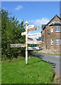 Old Direction Sign - Signpost by the B3190, Fair Cross, Old Cleeve Parish