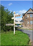 ST0539 : Old Direction Sign - Signpost by the B3190, Fair Cross, Old Cleeve Parish by Alan Rosevear