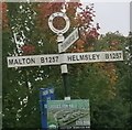 Old Direction Sign - Signpost by the B1257 in Amotherby