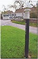 Old Direction Sign - Signpost by Upper Town Lane, Felton