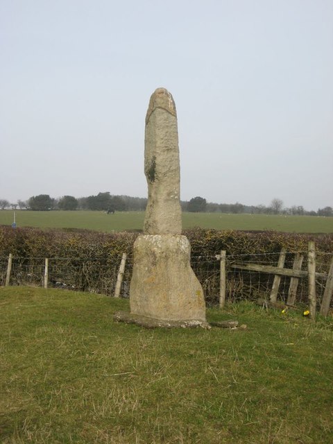 Old Wayside Cross by the B6275, Dere Street, Bolam Parish