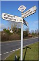 Old Direction Sign - Signpost by Wimborne Road, Lytchett Matravers