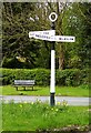 Old Direction Sign - Signpost by Hough Lane, Alderley Edge