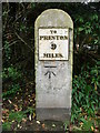 Old Milestone, B5250, Town Gate, Eccleston