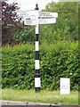 Direction Sign - Signpost by the A533, Runcorn Road, Dones Heath