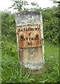 Old Milestone by the A360, Camp Hill, South Newton Parish