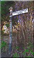 Old Direction Sign - Signpost by Poop Hill, West Chinnock