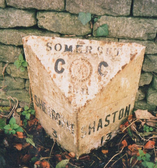 Old Milepost by the A30, London Road, Sherborne Parish