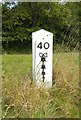 Old Milepost by the A22, Lampool roundabout, Maresfield