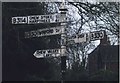 Old Direction Sign - Signpost by the B3114,