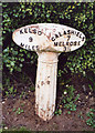 Old Milepost by Craighouse Farm, Earlston Parish