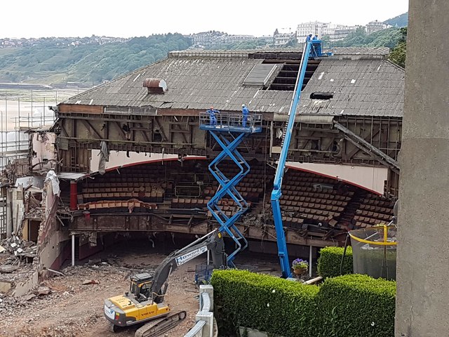 Demolition of the Futurist Theatre in Scarborough