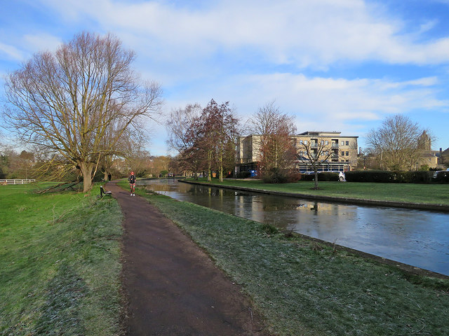 By the Cam at Sheep's Green in February © John Sutton cc-by-sa/2.0 :: Geograph Britain and Ireland