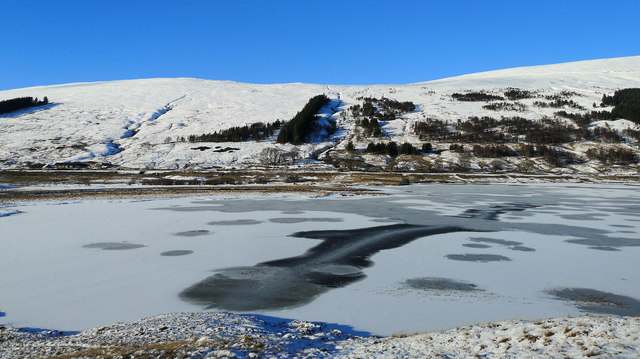 Frozen Loch Gowan