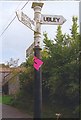 Old Direction Sign - Signpost by Awkward Hill, Nempnett Thrubwell