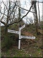 Old Direction Sign - Signpost by Broadgate, Stoke Climsland Parish