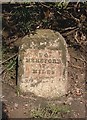 Old Milestone by Bodenham Moor