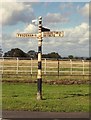 Old Direction Sign - Signpost by High Street, Norley