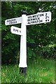 Old Direction Sign - Signpost by Poundfield Corner, Chalvington