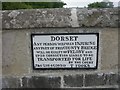 Old Bridge Marker by the A357, Durweston Bridge