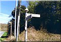 Direction Sign - Signpost on the B3090 at Oldford