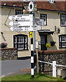 Old Direction Sign - Signpost in East Meon