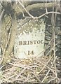 Old Milepost by the A37, South of Ston Easton