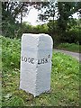 SX1657 : Old Guide Stone by the A390, Trebant Water bridge by Milestone Society