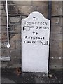 Old Milestone by the A6033, Rochdale Road, Walsden