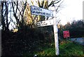 Old Direction Sign - Signpost by Ladock