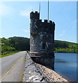 SO0111 : Dam and valve tower at the Llwyn-onn Reservoir by Mat Fascione
