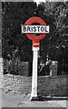 Old Boundary Marker on the B4465 High Street, Staple Hill, Bristol