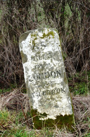 Old Milestone by the B660, Tilbrook parish