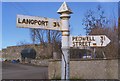 Old Direction Sign - Signpost by Ham Hill, High Ham