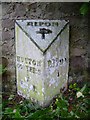 Old Milepost by Hutton Lane, off the A61, Ripon