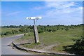 SX1174 : Old Direction Sign - Signpost by South Kerrow, Blisland parish by Milestone Society