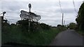 Old Direction Sign - Signpost by Stuckton Road, Hyde parish