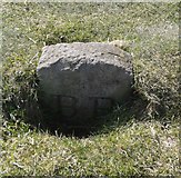 SO7641 : Old Boundary Marker on Pinnacle Hill, Colwall parish by D Garside