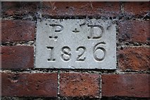 TL8415 : Old Boundary Marker #7 by Witham Lodge, Braxted Park, Great Braxted Parish by Milestone Society