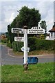 Old Direction Sign - Signpost by the A265, Burwash parish