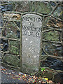 Old Milestone by Mary Street, Bovey Tracey