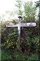 TQ5123 : Old Direction Sign - Signpost by Pound Green Lane, Buxted parish by Milestone Society