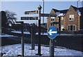 Direction Sign - Signpost on the B3355 Hallatrow Road, Paulton