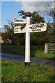 Old Direction Sign - Signpost by Tanyard Lane, Danehill parish