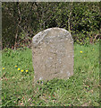 Old Milestone by the A386, north of Shortacombe, Bridestowe parish