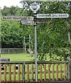 Old Direction Sign - Signpost by the B6462, Oxspring parish