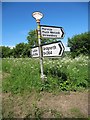 Old Direction Sign - Signpost by the B4364, Cross Houses, Bridgnorth parish