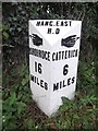 Old Milestone by Leeming Lane, Bedale parish