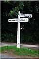 Old Direction Sign - Signpost by Hanging Birch Lane, Heathfield and Waldron parish